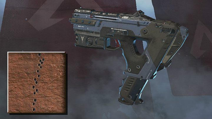 Powyższy obrazek przedstawia odrzut broni Alternator ze średniego dystansu - SMG w Apex Legends - Apex Legends - poradnik do gry