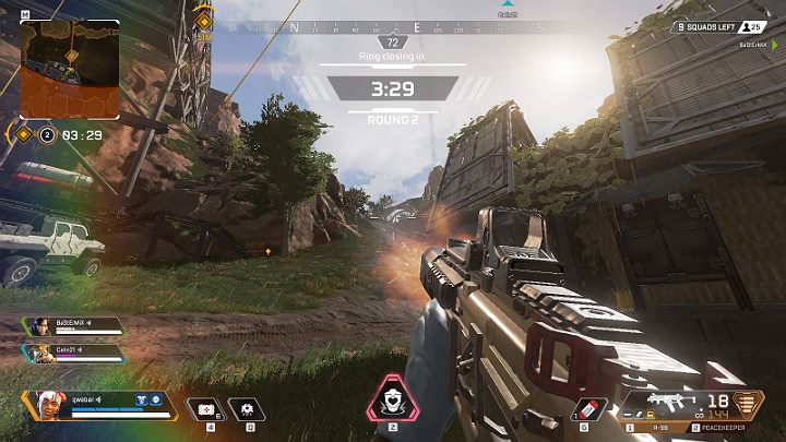 Strzelając na ślepo zaalarmujesz przeciwnika, że jesteś w pobliżu - Czego NIE robić w Apex Legends? - Apex Legends - poradnik do gry