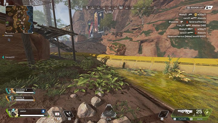 Octane dysponuje bardzo mocną i pożyteczną zdolnością pasywną, która przez pewien czas samoczynnie regeneruje brakujące zdrowie Bohatera - Octane - postacie w Apex Legends - Apex Legends - poradnik do gry