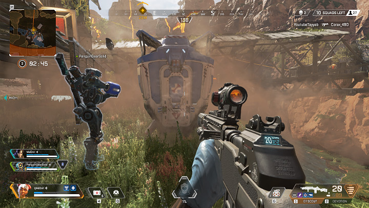 Lifeline ma możliwość zorganizowania zrzutu kapsuły zaopatrzeniowej w której znajdziesz sprzęt wysokiej jakości - Lifeline - postacie w Apex Legends - Apex Legends - poradnik do gry