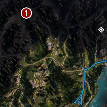 Po dojechaniu na miejsce znajdziesz notatkę oficjalnie rozpoczynająca zadanie - Rybna Zagadka | Ukryte skarby w Far Cry New Dawn - Far Cry New Dawn - poradnik do gry