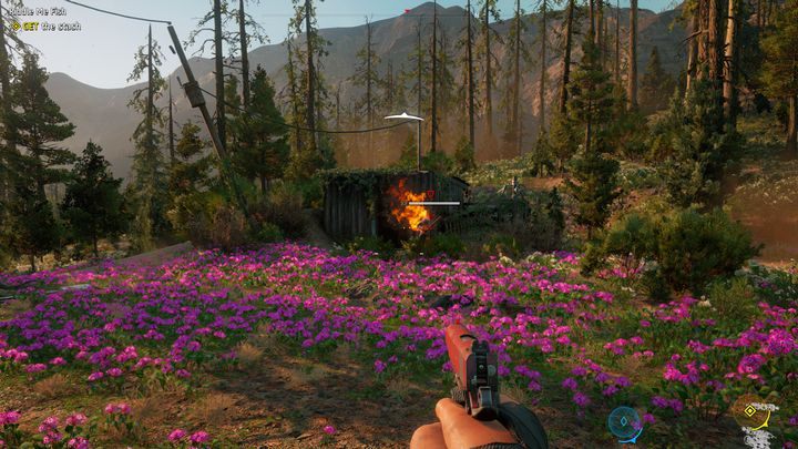 Po rozprawieniu się z bandytą wejdź do pomieszczenia, z którego wybiegł - Rybna Zagadka | Ukryte skarby w Far Cry New Dawn - Far Cry New Dawn - poradnik do gry