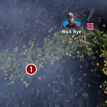 Przeczytaj notatkę rozpoczynającą zadanie i skieruj się od razu w stronę dużego ogniska - Palące dusze | Ukryte skarby w Far Cry New Dawn - Far Cry New Dawn - poradnik do gry
