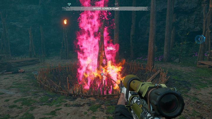 Zapłonie ono charakterystycznym, różowym płomieniem - Palące dusze | Ukryte skarby w Far Cry New Dawn - Far Cry New Dawn - poradnik do gry