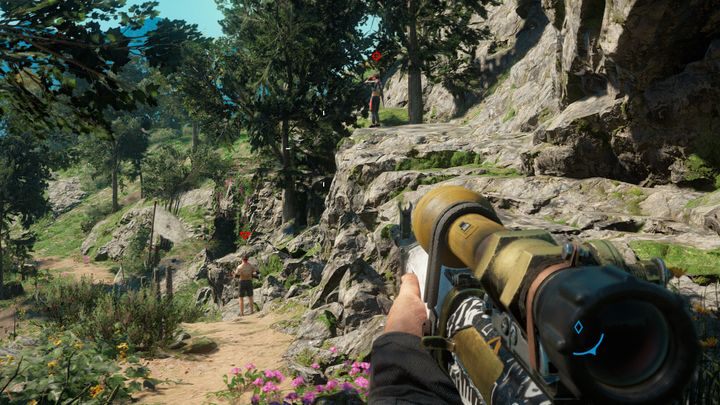 Skrytka znajduje się w jamie znajdujące się zaraz za wodospadem - Płyń z prądem | Ukryte skarby w Far Cry New Dawn - Far Cry New Dawn - poradnik do gry