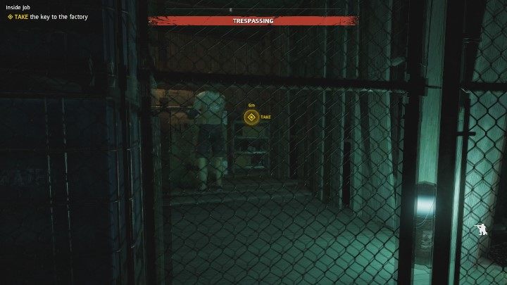 Z lewej strony ujrzysz przeciwnika, a także klucz, który musisz zdobyć - Robota od środka | Solucja Far Cry New Dawn - Far Cry New Dawn - poradnik do gry