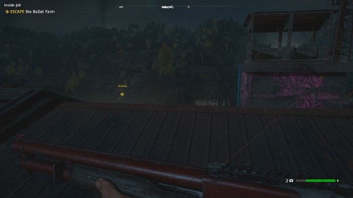 Jeśli nie zakupiłeś wspomnianego talentu, to musisz zabić Franka z broni palnej - skorzystaj z broni zdobytej z pokonanych wrogów - Robota od środka | Solucja Far Cry New Dawn - Far Cry New Dawn - poradnik do gry