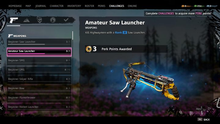 Wszystkie wyzwania znajdziesz w menu wyzwań. - Jak zdobywać punkty talentów w Far Cry New Dawn? - Far Cry New Dawn - poradnik do gry