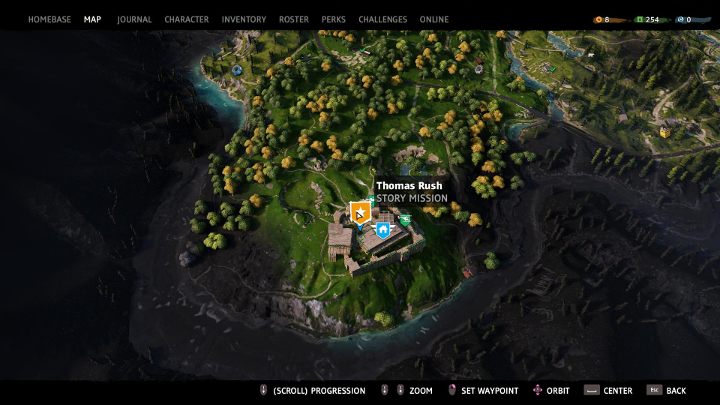 Miejsca rozpoczęcia misji fabularnych są oznaczane na mapie świata. - Jak zdobywać punkty talentów w Far Cry New Dawn? - Far Cry New Dawn - poradnik do gry