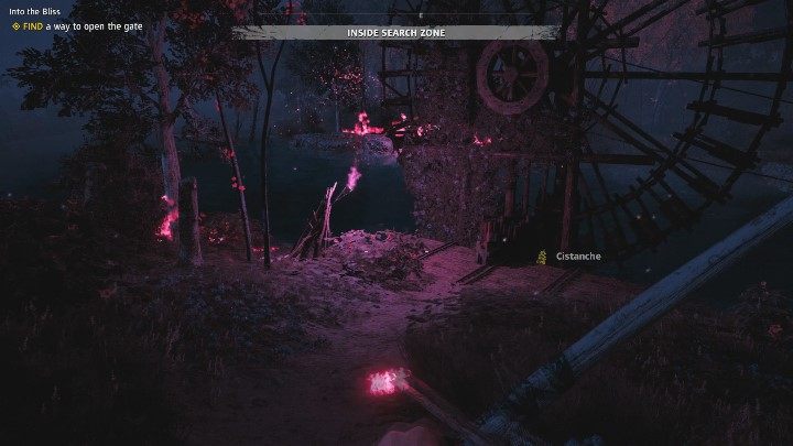 Po dotarciu do pierwszej bramy, opuść łódź i skieruj się na most - W Błogość | Solucja Far Cry New Dawn - Far Cry New Dawn - poradnik do gry