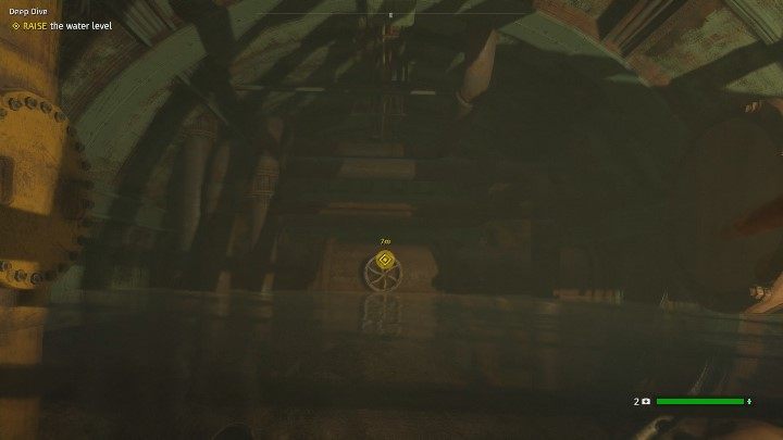 Płyń w stronę znacznika misji, a końcu korytarza odkręć zawór - woda zacznie się podnosić - Głębokie wody | Zadania specjalistów w Far Cry New Dawn - Far Cry New Dawn - poradnik do gry