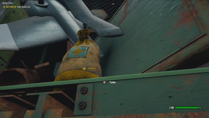 Teraz poziom wody będzie odpowiedni, abyś mógł zdobyć torbę Selene - Głębokie wody | Zadania specjalistów w Far Cry New Dawn - Far Cry New Dawn - poradnik do gry