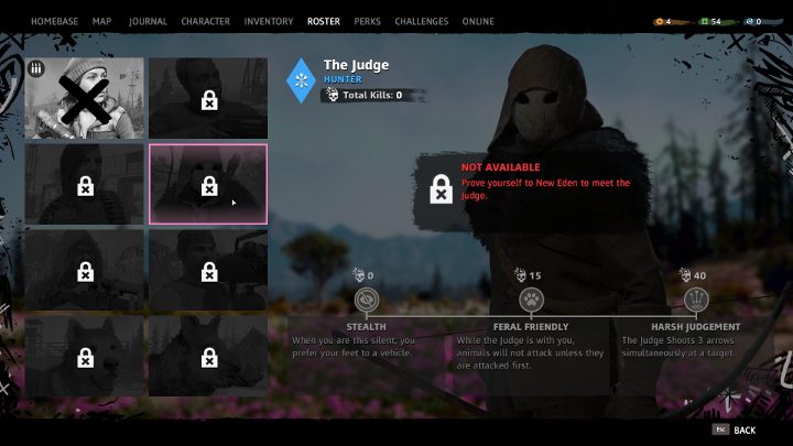 Po wykonaniu misji fabularnej Sekrety Josepha, Sędzia zostanie odblokowany. - Spluwy do wynajęcia w Far Cry New Dawn - Far Cry New Dawn - poradnik do gry