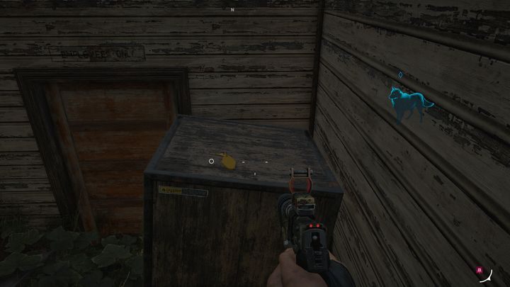 Po wejściu do pomieszczenia zburz drewnianą ścianę i weź odtwarzacz - Audiofil | Zadania poboczne w Far Cry New Dawn - Far Cry New Dawn - poradnik do gry