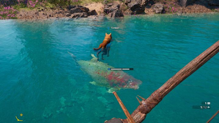 To pokaźnym rozmiarów ryby, które zauważyć można w czasie poruszania się po wodzie - Wędkarstwo i łowienie ryb w Far Cry New Dawn - Far Cry New Dawn - poradnik do gry
