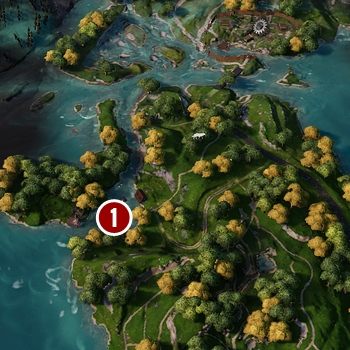 Miejsce te znajduje się na wyspie, przez którą przejeżdżasz w czasie drogi do osadu Dzieci Edenu - Tysiąc słów | Zadania poboczne w Far Cry New Dawn - Far Cry New Dawn - poradnik do gry