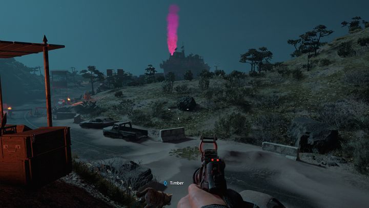 Po przechwyceniu paczki musisz udać się do miejsca odbioru, gdzie wyląduje helikopter - Okręt jej królewskiej mości MacCoubrey - Wyprawa w Far Cry New Dawn - Far Cry New Dawn - poradnik do gry