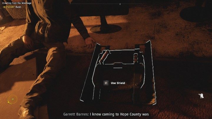 Zeskocz z wagonu do wagonu znajdującego się poniżej - Wyczołgując się z wraku | Solucja Far Cry New Dawn - Far Cry New Dawn - poradnik do gry