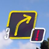 Ostrożnie (caution) - wykrzyknik - DiRT Rally 2.0: Komendy pilota - DiRT Rally 2.0 - poradnik do gry