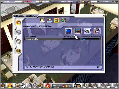 pic. Reklamy - Pożyczki, reklama | Dodatkowe mechanizmy | Restaurant Empire - Restaurant Empire - poradnik do gry