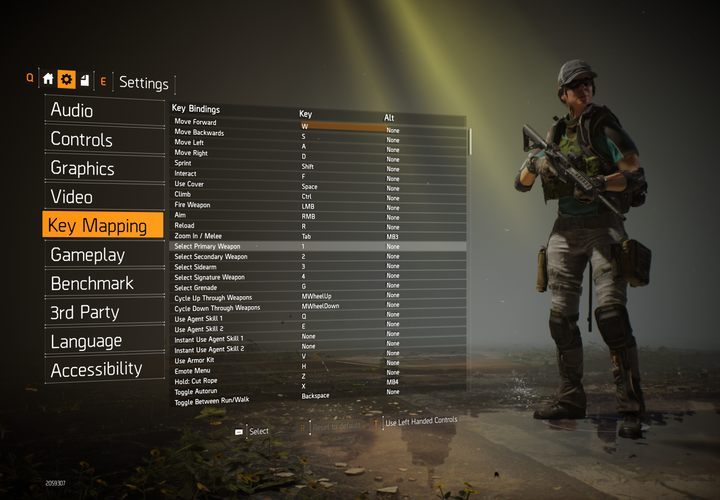 Zdjęcie przedstawia domyślne sterowanie w grze. - Sterowanie w The Division 2 - The Division 2 - poradnik do gry