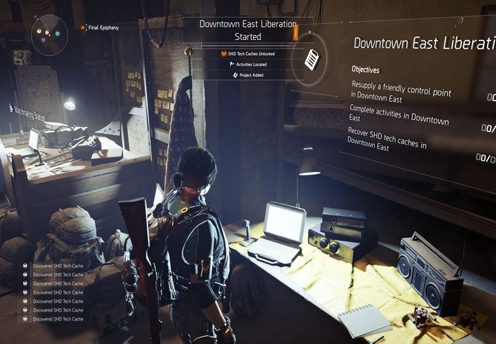 To dzięki projektom z kryjówek masz dostęp do misji Polowań. - Jak odblokować Polowanie w Division 2? - The Division 2 - poradnik do gry