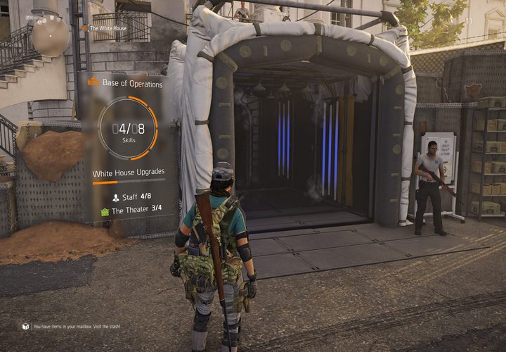 Podsumowanie znajdziesz przy wejściu do bazy operacyjnej. - Biały Dom | Baza operacyjna i osady w The Division 2 - The Division 2 - poradnik do gry