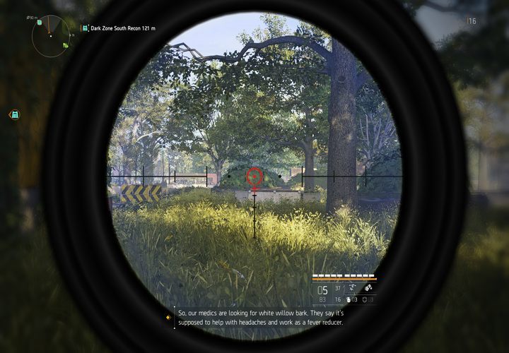 Zdjęcie przedstawia przybliżenie dla celownika 4x (ACOG). - Jak włączyć przybliżenie w lunecie w The Division 2? - The Division 2 - poradnik do gry