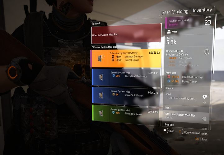 Mody oferują różne ulepszenia statystyk. - Jak zamontować modyfikacje w The Division 2? - The Division 2 - poradnik do gry