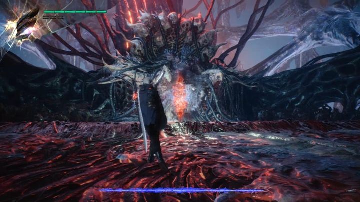 Po scence, biegnij dalej przed siebie i walcz z kolejnymi empusami - Prolog - Solucja Devil May Cry 5 - Devil May Cry 5 - poradnik do gry