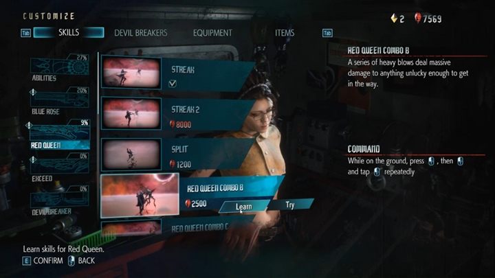 Od tej pory, w menu wyboru misji pojawi się opcja zakupu nowych umiejętności dla Nero - Misja 01 - Nero - Solucja Devil May Cry 5 - Devil May Cry 5 - poradnik do gry