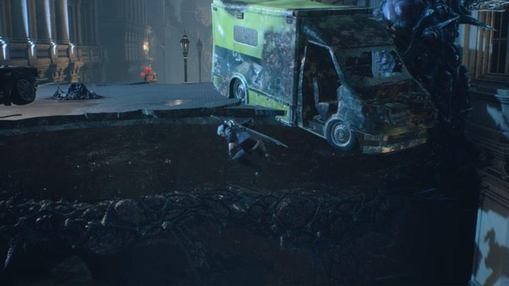 Po rozpoczęciu misji biegnij naprzód, a szybko natkniesz się na empusy - Misja 02 - Klifot - Solucja Devil May Cry 5 - Devil May Cry 5 - poradnik do gry