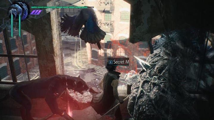 Użyj kolejnych młodych, by utorować sobie drogę do ruin budynku i tajnej misji 03 - Misja 04 - V - Solucja Devil May Cry 5 - Devil May Cry 5 - poradnik do gry