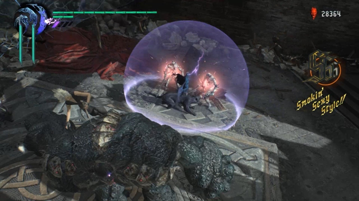 Do pomocy masz jednego drugą postać, która będzie ci towarzyszyła w boju - Misja 07 - Zjednoczony front - Solucja Devil May Cry 5 - Devil May Cry 5 - poradnik do gry