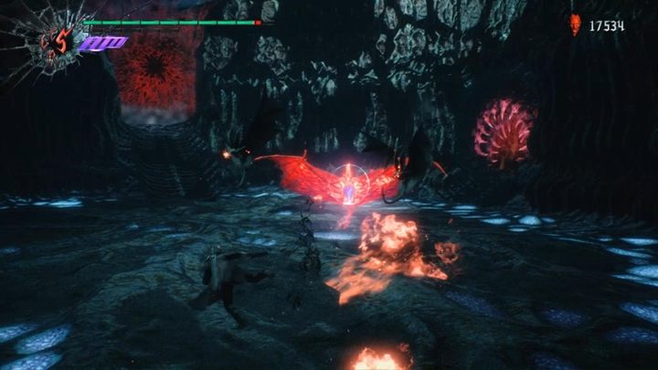 Aby dotrzeć do tajnej misji 07, musisz dotrzeć do pokoju z hellbatem, następnie, pokonaj szybko wrogów i kieruj się do korytarza po prawej stronie - Tajna misja 07 w Devil May Cry 5 - Devil May Cry 5 - poradnik do gry