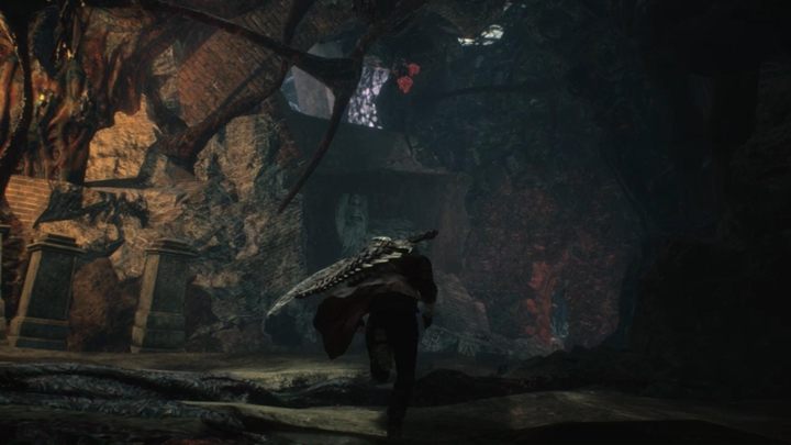 Idź dalej, aż dotrzesz do pokoju z behemothem i resztą stworów - Misja 12 - Yamato - Solucja Devil May Cry 5 - Devil May Cry 5 - poradnik do gry