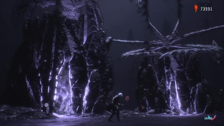 Po wstawce, trafisz do dziwnego wymiaru, w której początkowo nie masz żadnej mocy - Misja 14 - Rozdroże - V - Solucja Devil May Cry 5 - Devil May Cry 5 - poradnik do gry