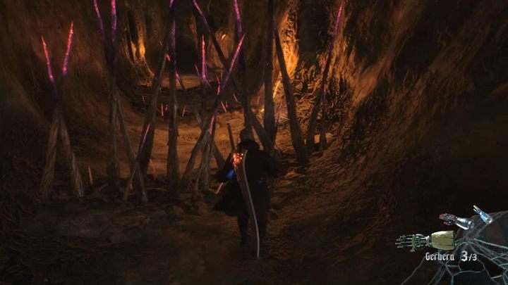 Idź przed siebie, a gdy dotrzesz do platformy wystrzel się do góry - Misja 15 - Rozdroże - Nero - Solucja Devil May Cry 5 - Devil May Cry 5 - poradnik do gry