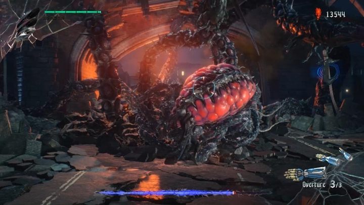 Ten boss jest bardzo łatwy do zabicia, jedyną przeszkodą mogą być relatywnie niskie umiejętności, gdyż jeszcze nie rozegraliśmy się w grze - Korzeń Klifota - Boss w Devil May Cry 5 - Devil May Cry 5 - poradnik do gry