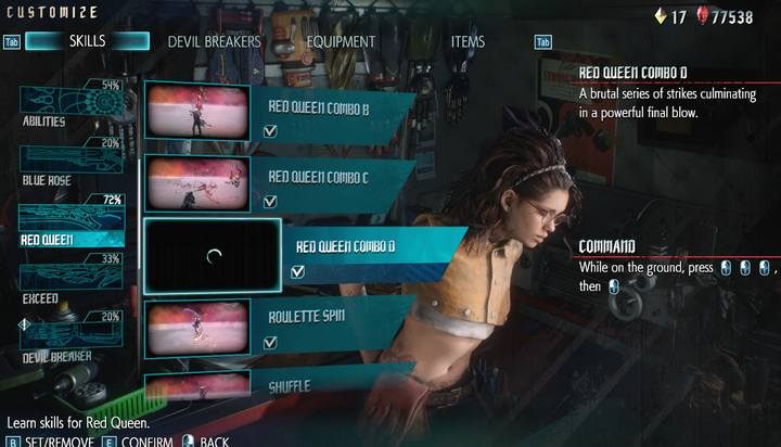 Ulepszenia Czerwonej Królowej - Umiejętności Nero w Devil May Cry 5 - Devil May Cry 5 - poradnik do gry