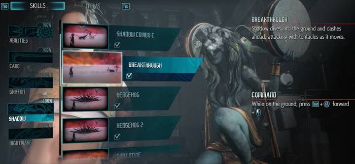 Umiejętności Cienia - Spis umiejętności V w Devil May Cry 5 - Devil May Cry 5 - poradnik do gry