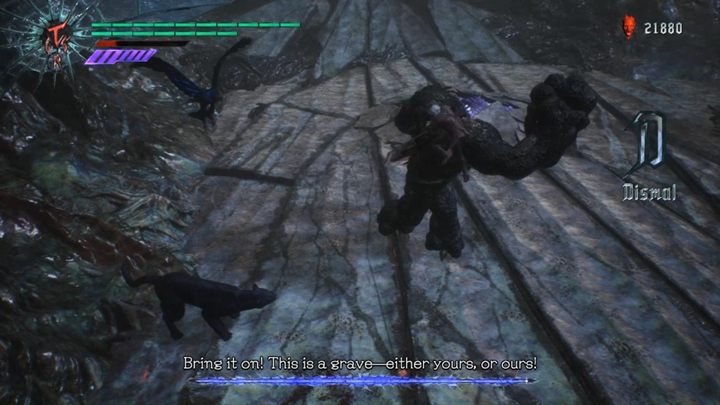 Idź przed siebie, a czeka cię wstawka, a po chwili musisz walczyć z Cieniem, Koszmarem i Gryfem - Misja 18 - Przebudzenie - Solucja Devil May Cry 5 - Devil May Cry 5 - poradnik do gry