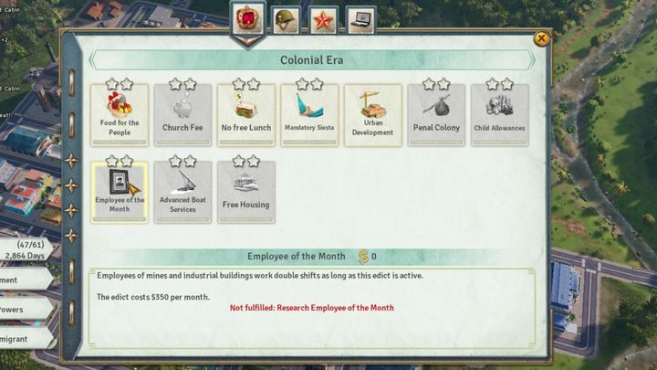 Nazwa - Dekrety w Tropico 6 - Tropico 6 - poradnik do gry