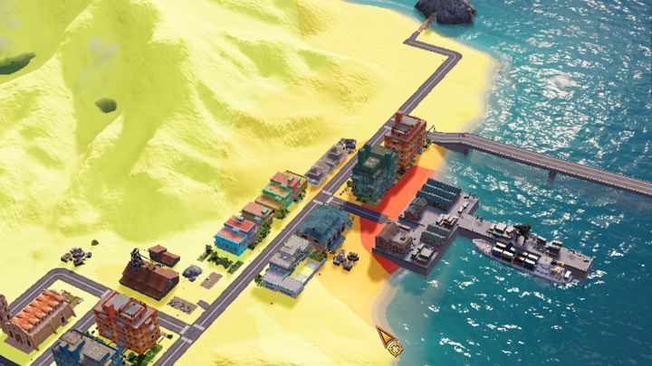 Im bardziej czerwony obszar tym wyższa jest w nim przestępczość. - Epoki w Tropico 6 - Tropico 6 - poradnik do gry