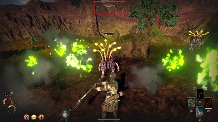 Twój plecak nie jest zaznaczony w żaden sposób na mapie, ale jego symbol znajduje się na kompasie - Jak odzyskać stracony plecak w Outward? - Outward - poradnik do gry