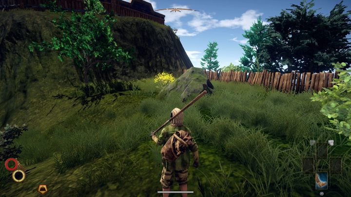 Quartestaff znajduje się w żółtych krzakach obok Lighthouse. - Jakie są najlepsze bronie na start w Outward? - Outward - poradnik do gry