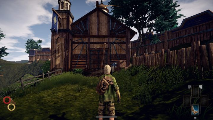 Felling Greataxe znajdziesz przed budynkiem Town Hall. - Jakie są najlepsze bronie na start w Outward? - Outward - poradnik do gry