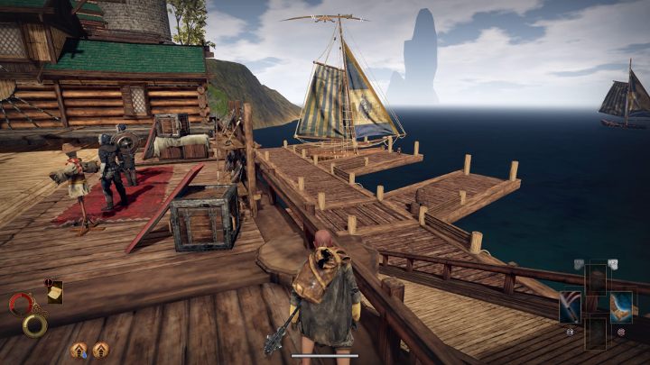 Podstawową tarczę odnajdziesz w porcie. - Jakie są najlepsze bronie na start w Outward? - Outward - poradnik do gry