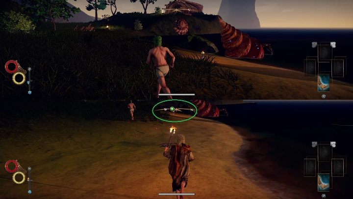 Lokalizacje swojego bohatera możesz sprawdzić spoglądając na kompas, ale nie będzie on widoczny na mapie - Kooperacja w Outward - Outward - poradnik do gry