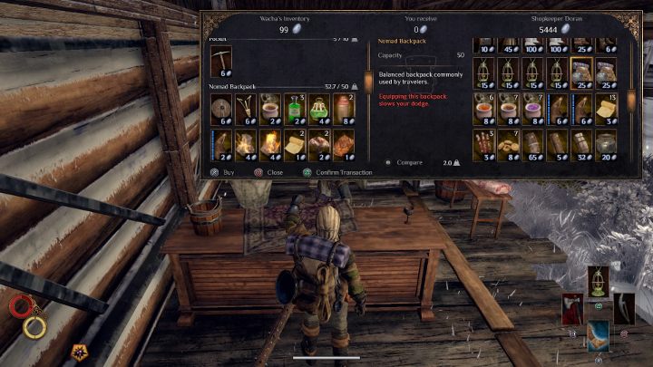 Latarnia może być przypięta do plecaka Nomad Backpack. - Jak przypiąć latarnię do plecaka w Outward? - Outward - poradnik do gry